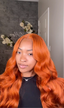 26" Ginger Glueless Wig